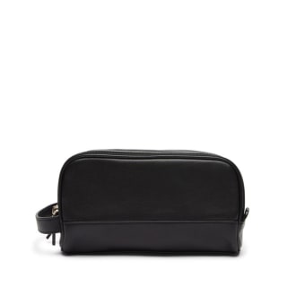 Leatherology Small Double Zip Toiletry Bag