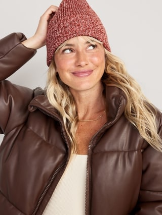Gender Neutral Wide Cuff Beanie Hat for Adults
