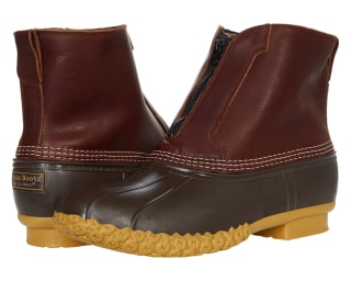 Bean Boot 8" Zip Front Fleece Lined