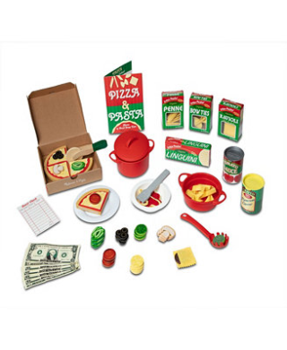 Melissa & Doug Deluxe Pizza Pasta Play Set