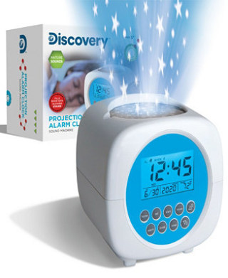 Moon & Stars Projection Alarm Clock