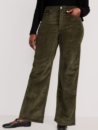 Old Navy Higher High-Waisted Wide-Leg Corduroy Pants for Women