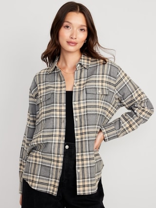 Loose Flannel Shirt