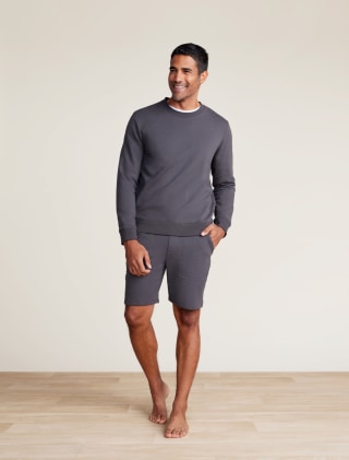 Barefoot Dreams Malibu Collection Men's Fleece Sweatshirt