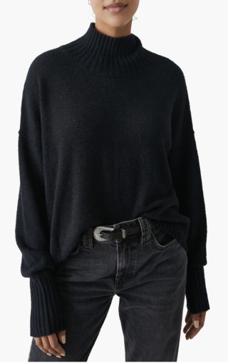 Free People Vancouver Mock Neck Sweater