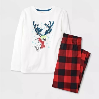 Boys' 2pc Christmas Long Sleeve Pajama Set