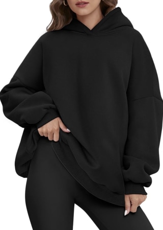 Athmile Long Sleeve Tops Hoodies for Women Oversized Sweatshirt Fall Clothes