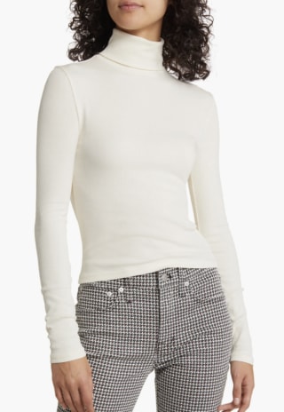 Madewell Brightside Crop Turtleneck