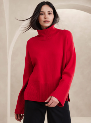 Banana Republic Long Turtleneck Sweater