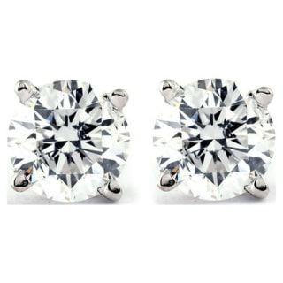 Pompeii3 1/4 Carat Genuine Diamond Stud Earrings