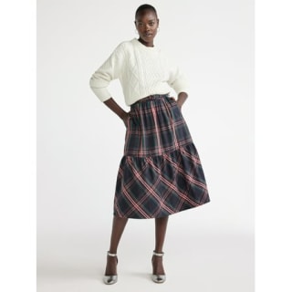 Belted Midi Skirt