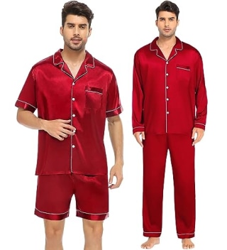 Satin Pajamas Set