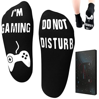"Do Not Disturb I'm Gaming" Socks
