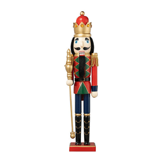 2-Foot Wooden Christmas Nutcracker