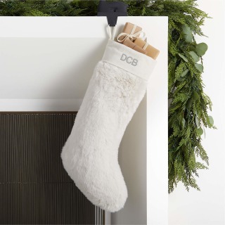 Faux Fur Christmas Stocking