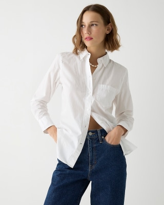 Classic-Fit Washed Cotton Poplin Shirt