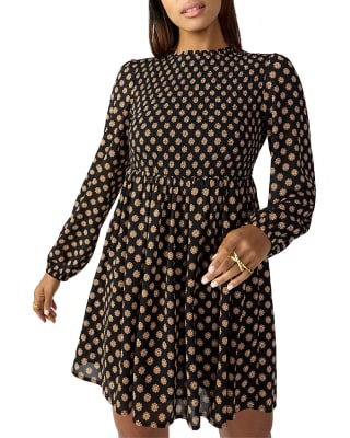 Floral Smocked Babydoll Dress