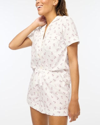 J.Crew Factory Cotton Short Pajama Set