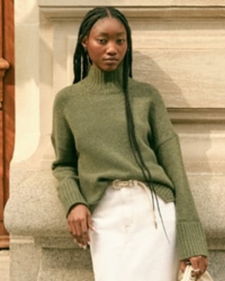 Tuckable Easy Turtleneck Sweater