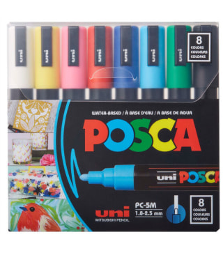 Posca Paint Markers (Set of 8)