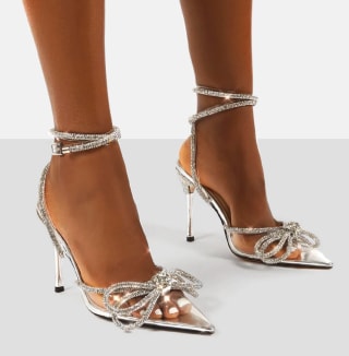 Pointed Toe Bow Heel