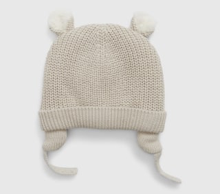 Sherpa-Lined Bear Beanie