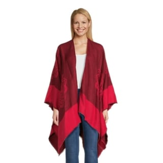 The Pioneer Woman Reversible Jacquard Ruana