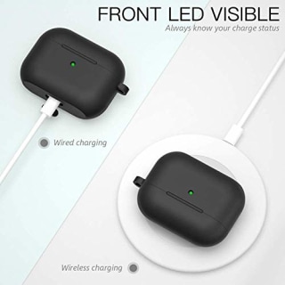 Soft Silicone Skin Case Cover Compatible with AirPods Pro Case