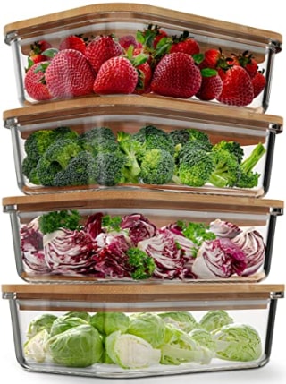 Verel Glass Food Storage Containers 