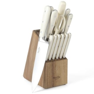 Martha Stewart Eastwalk 14-Piece Cutlery Knife Block Set