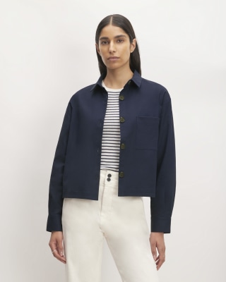 Cotton Cropped Shirt