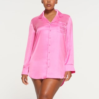 Skims Button Up Sleep Dress
