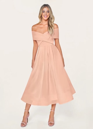 Off-The-Shoulder Midi Dress
