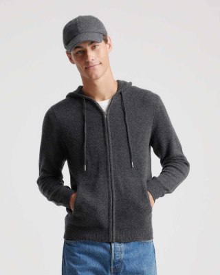 Quince Cashmere Full Zip Hoodie