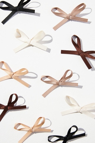 Mini Bow Clips (Set of 10)