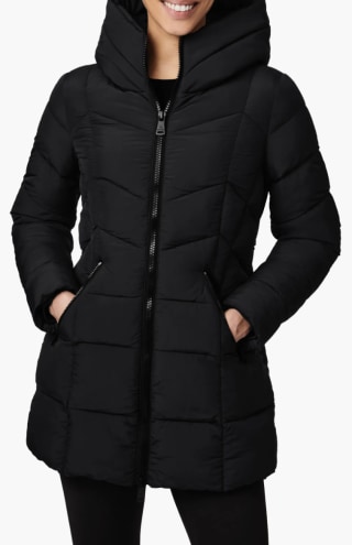 Hooded Water Resistant Puffer Jacket