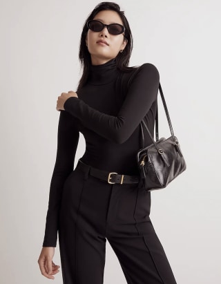 Madewell Turtleneck Thong Bodysuit