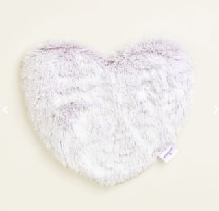 Marshmallow Lavender Heart Heat Pad