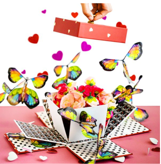 send a cake valentine's day gift box