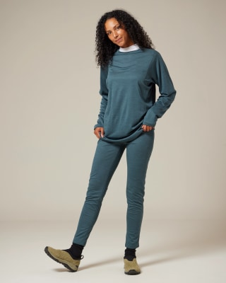 Recycled Polyester Wool Long Sleeve T-Shirt