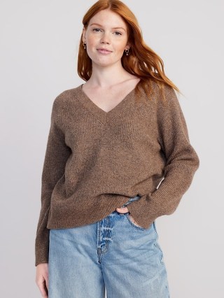SoSoft Loose V-Neck Sweater