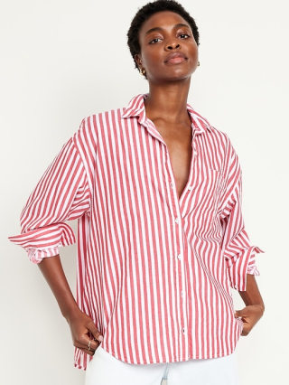 Button-Down Boyfriend Shirt