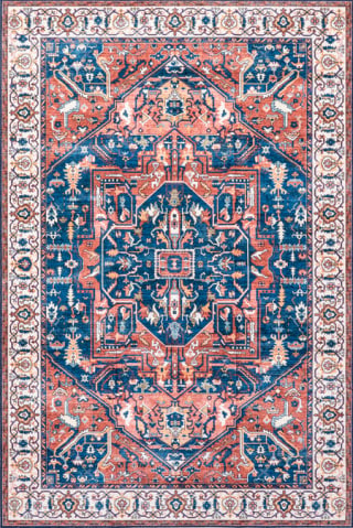 Atrium Medallion Washable Rug
