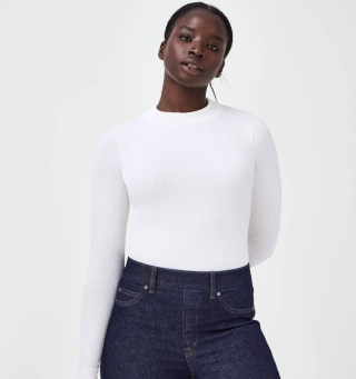 Spanx Seamless Swirl Long Sleeve Shirt