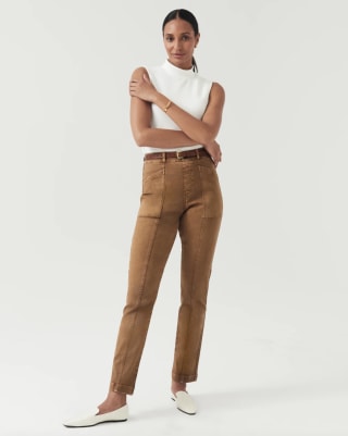 Stretch Twill Straight Leg Pant