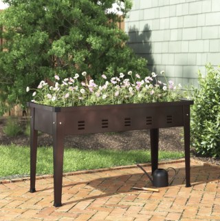 Azaiah Metal Outdoor Elevated Planter