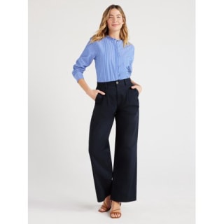 Wide Leg Chino Pants