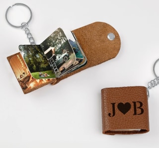 mini photo album keychain