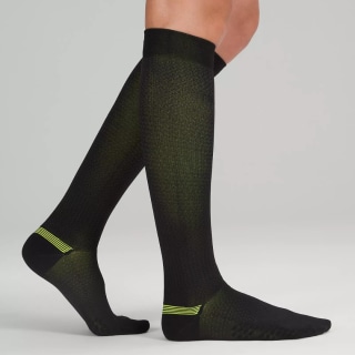 Men's MicroPillow Compression Knee-High Running Socks