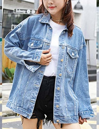 Women's Oversized Denim Jacket